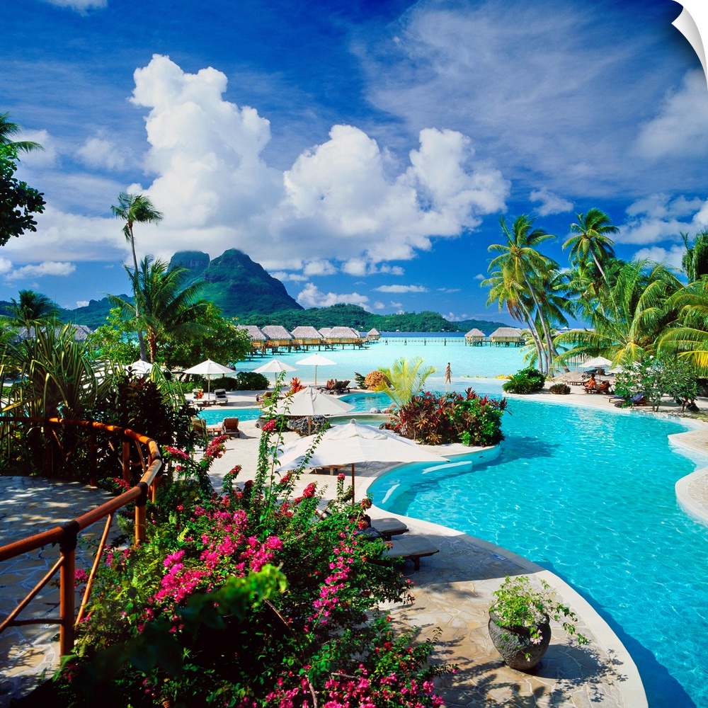 French Polynesia, Polyn.sie fran.aise, Society Islands, Iles de la Soci.t., Bora Bora, Bora Bora Pearl Beach Resort and Spa