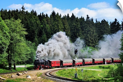 Germany, Wernigerode Drei Annen Hohne, The Harz Narrow Gauge Railway, Brocken Railway