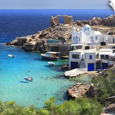 Greece, Aegean islands, Cyclades, Milos island, Firopotamos, Firopotamos beach