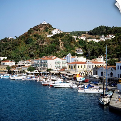 Greece, Aegean islands, Samos island, Kokkari, Mediterranean sea, Karlovasi