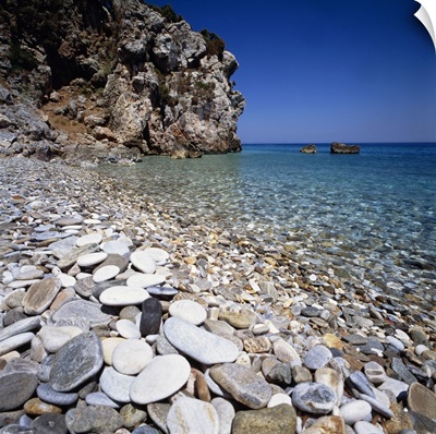 Greece, Aegean islands, Tsambou, beach