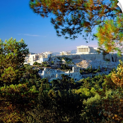 Greece, Athens, Acropolis, View of Acropolis