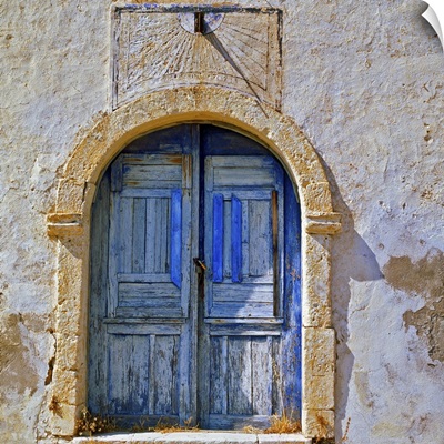 Greece, Attica, Kythira island, Avlemonas, entrance of Kavali mansion
