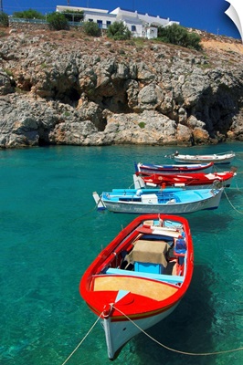 Greece, Central Greece and Euboea, Attica, The boats in Potamos harbor