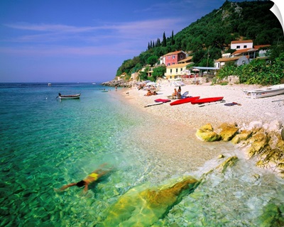 Greece, Corfu, Kalamaki Beach