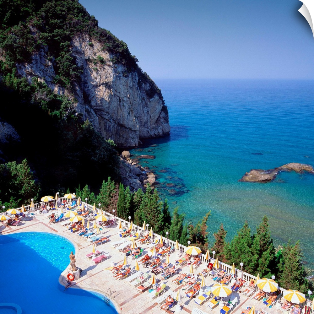 Greece, Ell..s, Ionian Islands, Corfu Island, K..rkira, Agios Gordios Hotel
