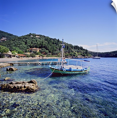 Greece, Ionian Islands, Corfu Island, Mediterranean sea, Kalamaki beach
