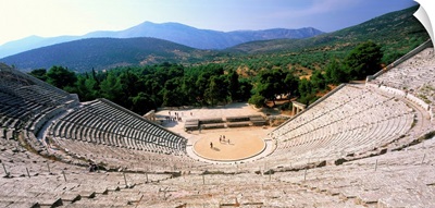Greece, Peloponnese, Epidaurus, the theatre