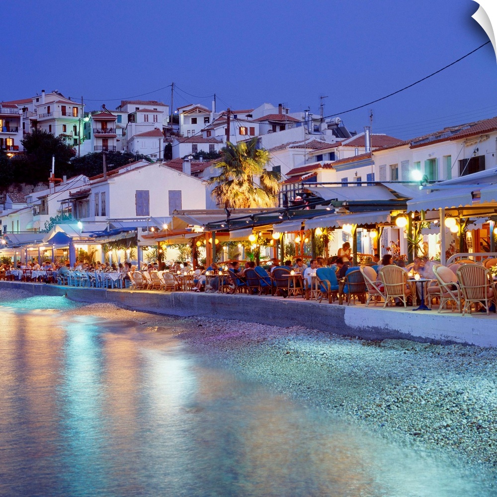 Greece, Ell..s, Aegean Islands, Samos Island, Kokkari, tavern