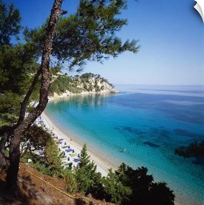 Greece, Samos, Tsamadou Beach near the village of Kokkari