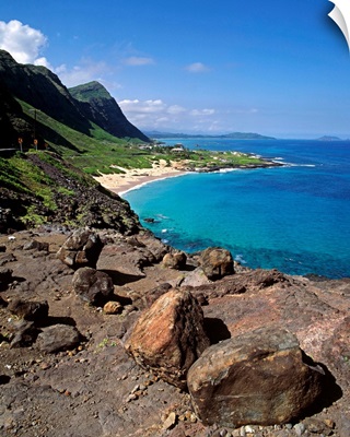 Hawaii, Tropics, Pacific ocean, Oahu island, Makapuu Bay