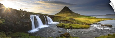 Iceland, West Iceland, Vesturland, Kirkjufell mountain