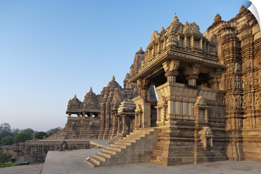 India, Madhya Pradesh, Khajuraho Temples, Devi Jagadamba Temple, Western Group.