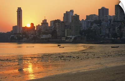India, Maharashtra, Bombay, Chowpatty Beach