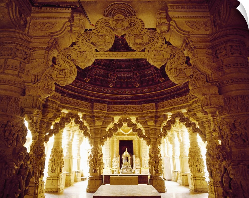 India, Rajasthan, Jaisalmer, Jain Temples, the inside