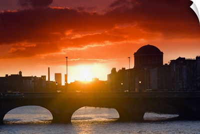Ireland, Dublin, Sunset
