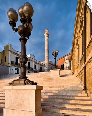 Italy, Apulia, Brindisi, The stairs to Romans columns