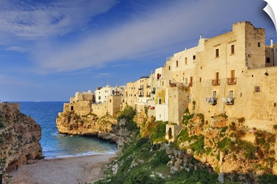 Italy, Apulia, Mediterranean sea, Adriatic Coast, Bari district, Murge, Polignano a Mare
