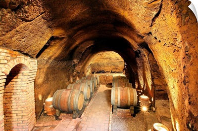Italy, Basilicata, Vulture, Rionero in Vulture, Cantina del Notaio wine cellar