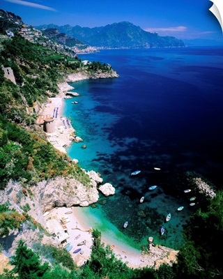 Italy, Campania, Amalfi Coast, Conca dei Marini, coastline