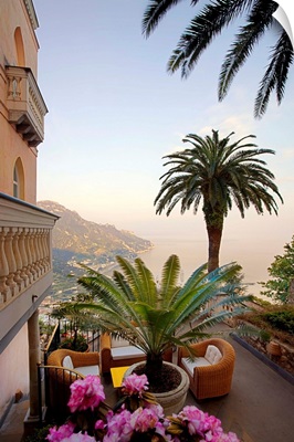 Italy, Campania, Amalfi Coast, Peninsula of Sorrento, Ravello, Hotel Parsifal