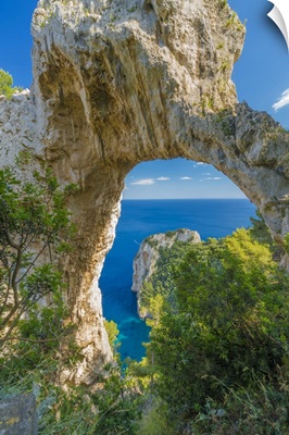 Italy, Campania, Capri, The Arco Naturale