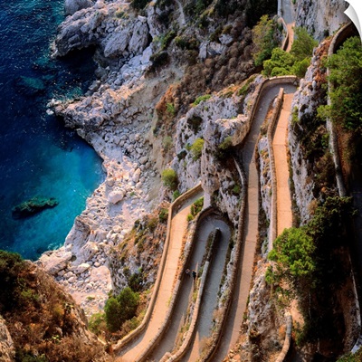 Italy, Campania, Capri, via Krupp