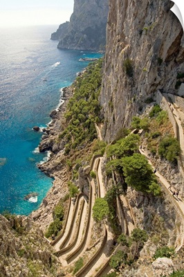 Italy, Campania, Capri, Via Krupp