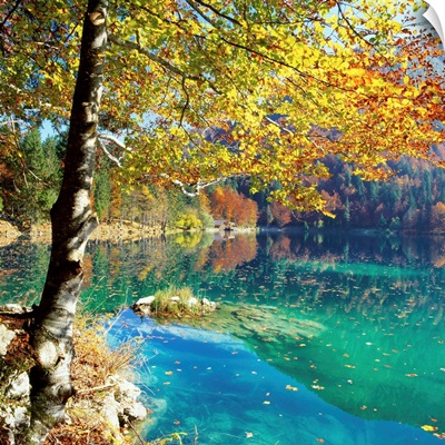 Italy, Friuli, Julian Alps, Tarvisio, Fusine Lakes