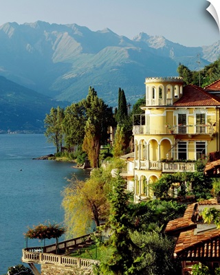 Italy, Lake Como, Corenno Plinio, villa