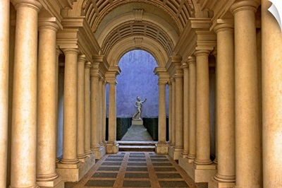 Italy, Latium, Rome, Palazzo Spada, gallery by Borromini