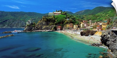 Italy, Liguria, Monterosso al Mare, beach