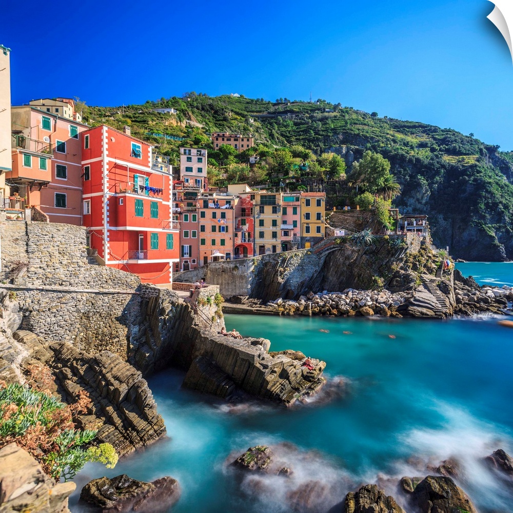 Italy, Liguria, Ligurian sea, Ligurian Riviera, Parco Nazionale delle Cinque Terre, La Spezia district, Riviera di Levante...