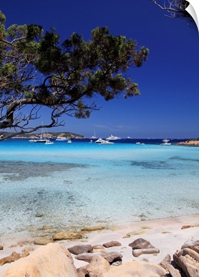 Italy, Northern Sardinia, Porto Cervo, Big Pevero Beach