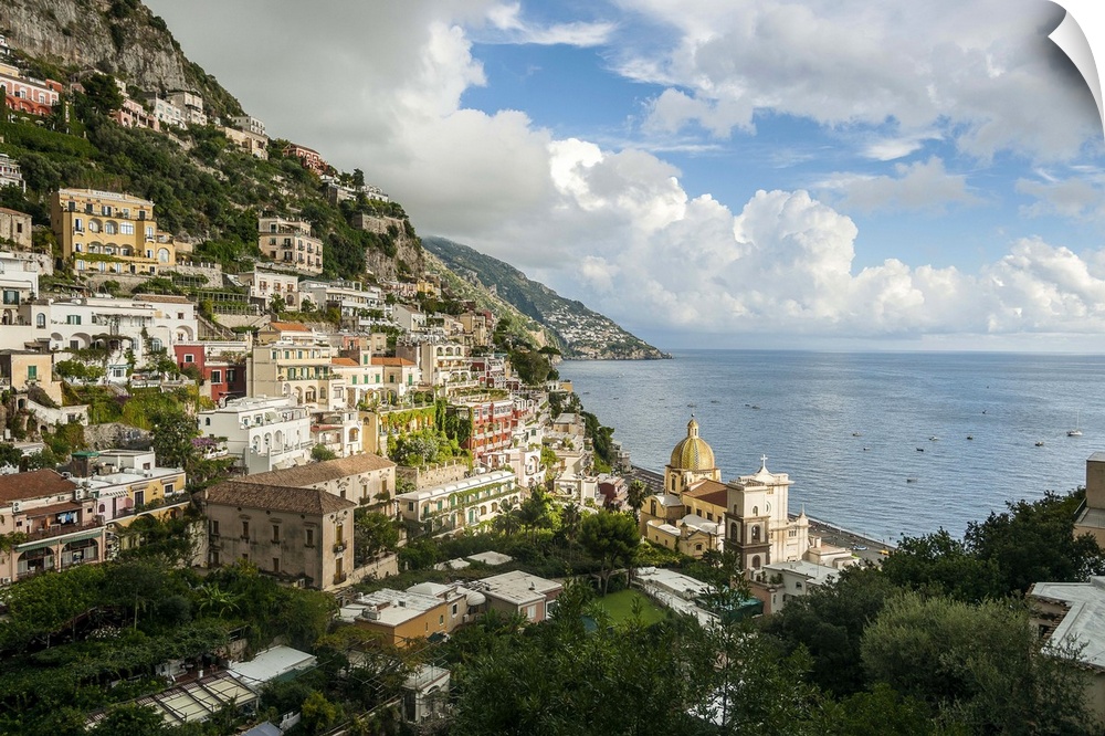 Italy, Campania, Amalfi Coast, Mediterranean sea, Tyrrhenian sea, Tyrrhenian coast, Salerno district, Peninsula of Sorrent...