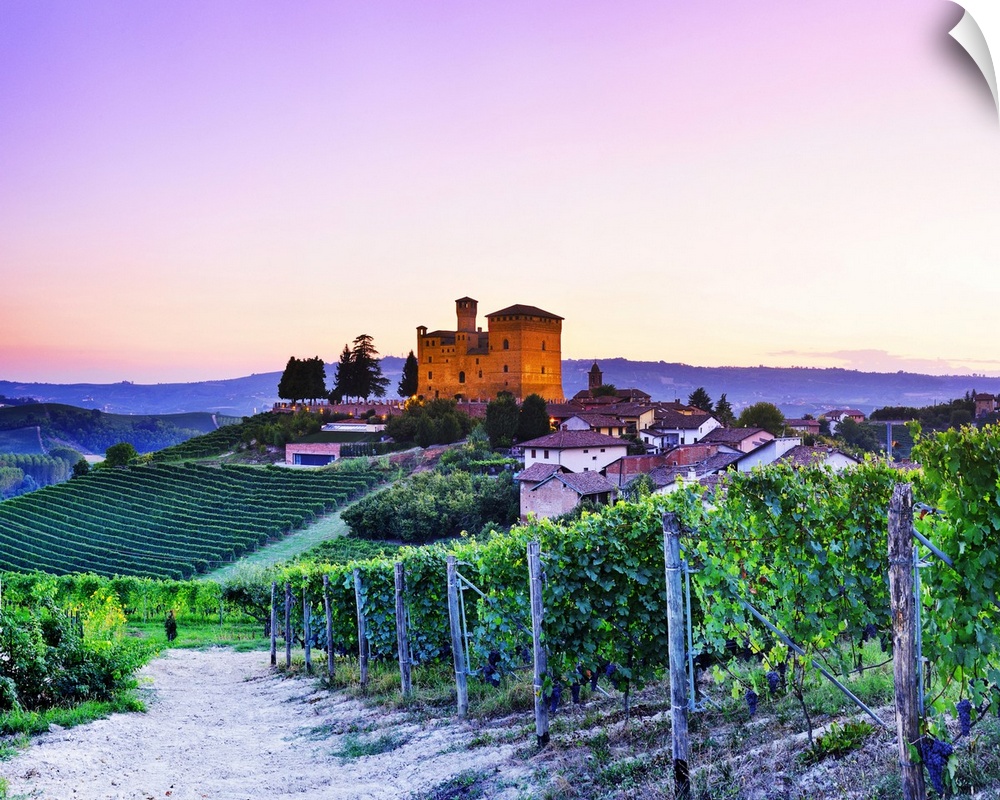 Italy, Piedmont, Cuneo district, Langhe, Grinzane Cavour, The castle
