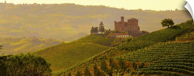 Italy, Piedmont, Langhe, Cuneo, castle of Grinzane Cavour village
