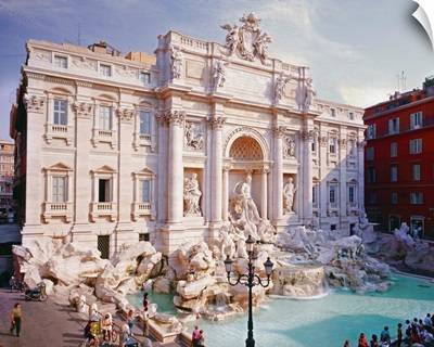 Italy, Roma, Trevi Fountain, Fontana di Trevi