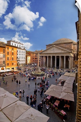 Italy, Rome, Pantheon, Mediterranean area, Roma district, Square