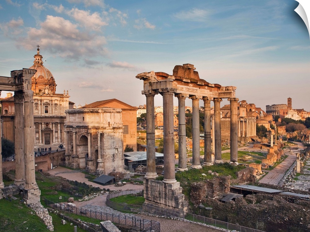 Italy, Rome, Roman Forum.