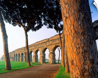 Italy, Rome, Via Appia, Claudio Aqueduct
