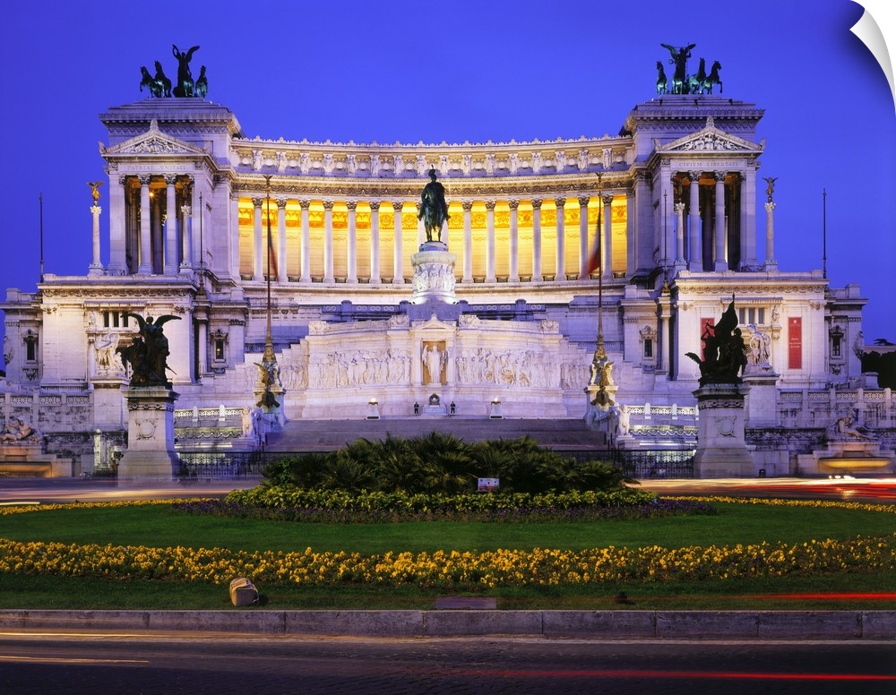 Italy, Rome, Vittoriale, Monument of Vittorio Emanuele II
