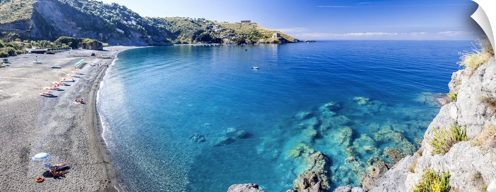 Italy, Calabria, Mediterranean area, Mediterranean sea, Cosenza district, San Nicola Arcella, Azzurra Bay and Marinella be...
