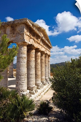 Italy, Sicily, Mediterranean area, Trapani district, Segesta, The Temple