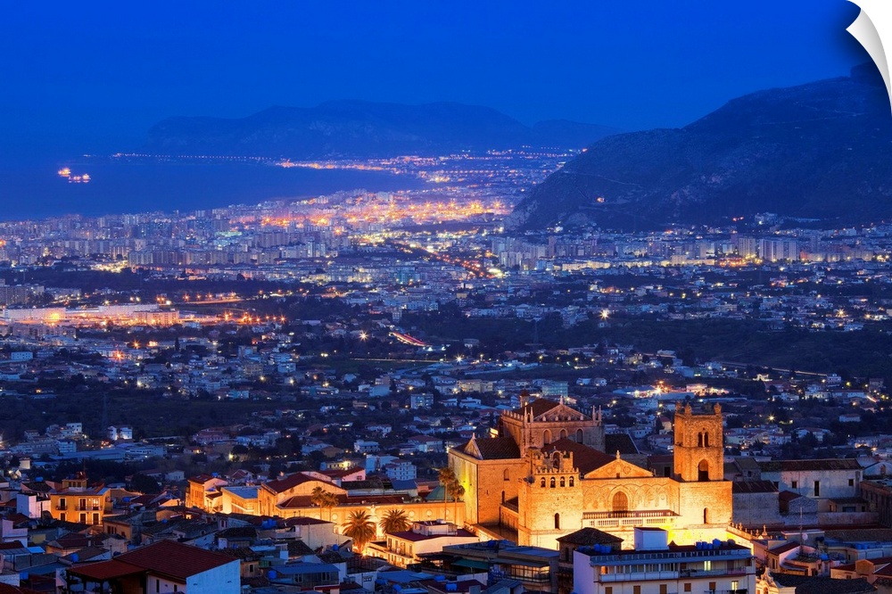 Italy, Sicily, Monreale, Cathedral and Benedictine Monastery