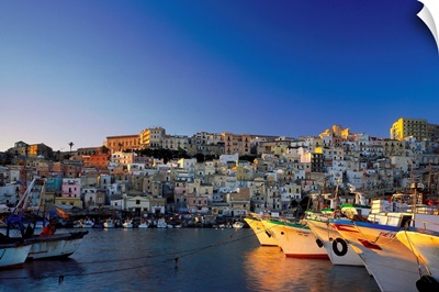 Italy, Sicily, Sciacca, view of harbor
