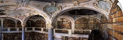 Italy, South Tyrol, Bressanone, Baroque Library of Major Seminary