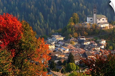 Italy, Trentino-Alto Adige, Cavalese, Castello di Fiemme