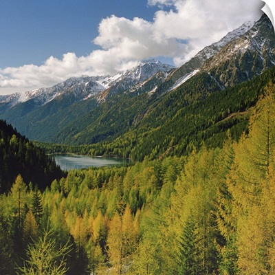 Italy, Trentino-Alto Adige, Dolomites, Pusteria Valley, Anterselva lake