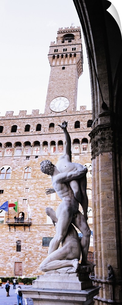 Italy, Tuscany, Florence, Piazza della Signoria, Palazzo Vecchio, Mediterranean area, Firenze district, Travel Destination...